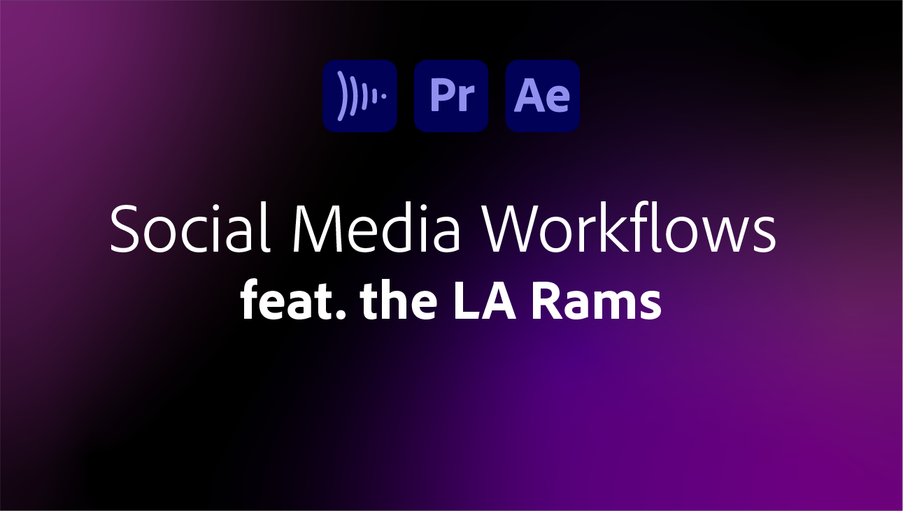 Home - Adobe Pro Video Events - Learn How to Edit & Work with Video